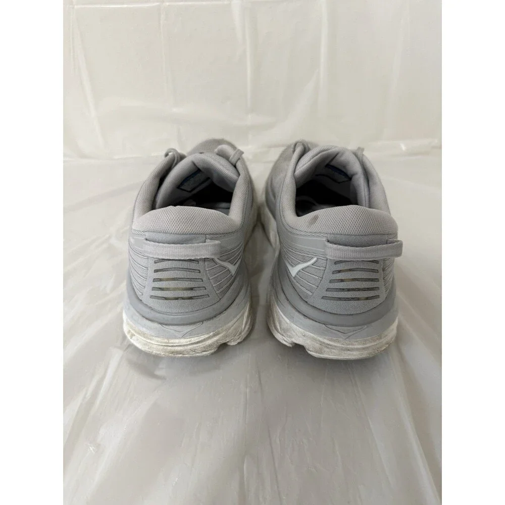 HOKA ONE ONE Bondi 7 Gray Running Shoes Men’s Size 14 Athletic Sneakers